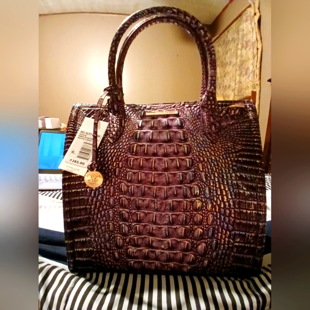 Brahmin Matching Caroline and Veronica Wallet Passion Purple